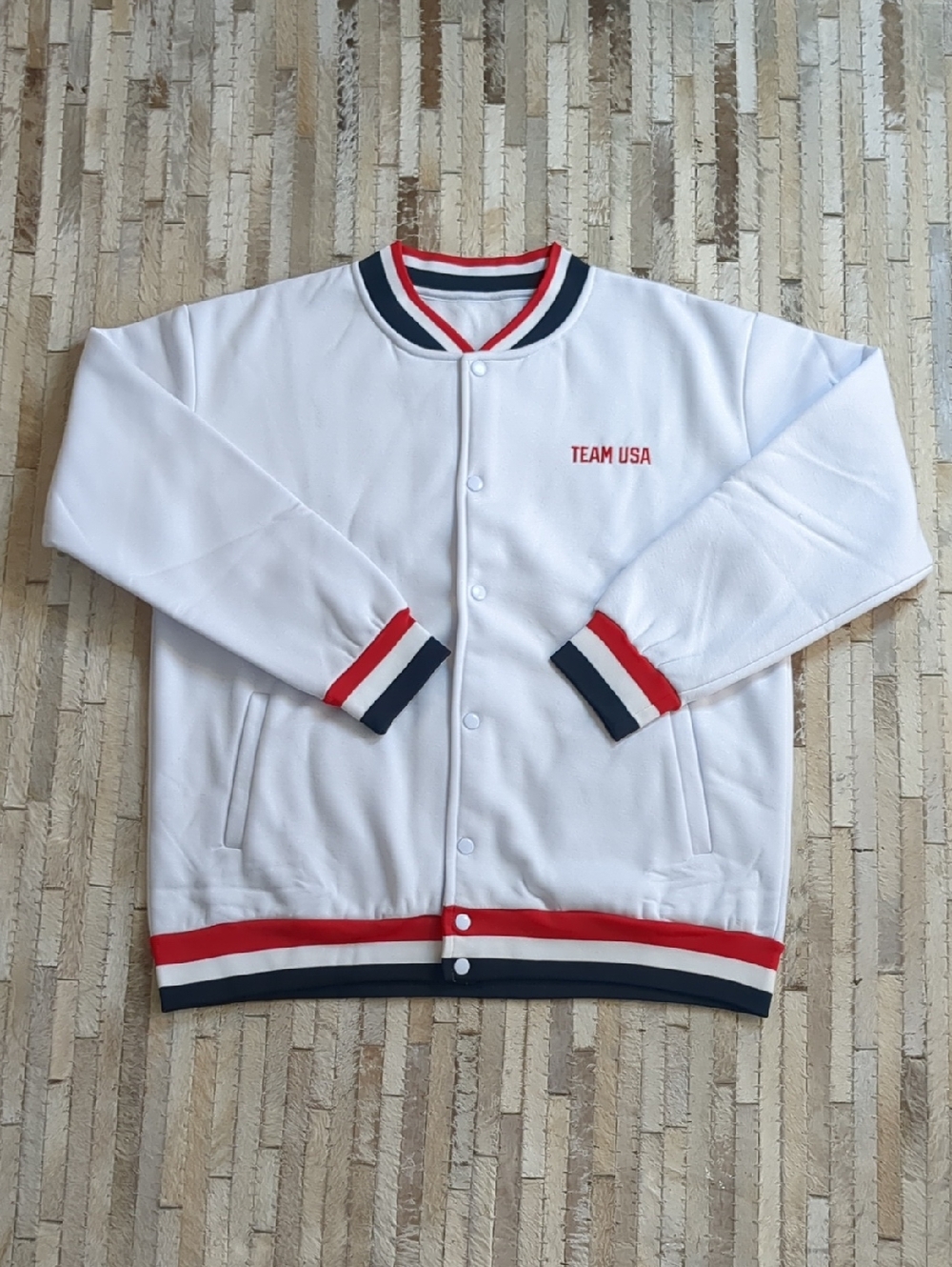 Coca-Cola Size XL Team USA 2026 Winter‎ Olympics Varsity Snap Jacket